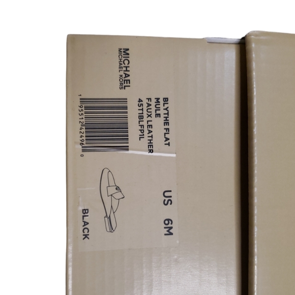 MICHAEL KORS Ashley MK Leather Mules Slip On Shoes - Picture 5 of 6